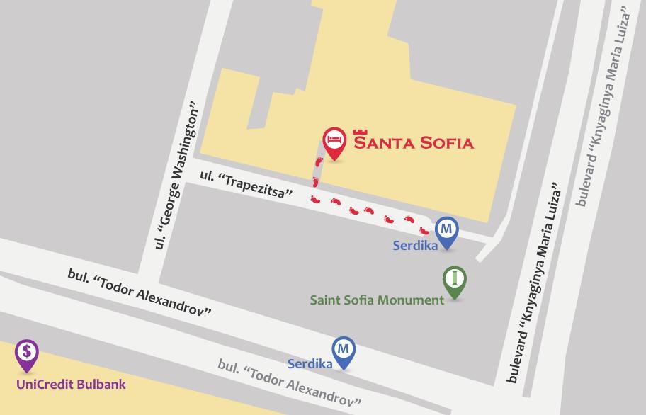 Santa Sofia Hotell Eksteriør bilde
